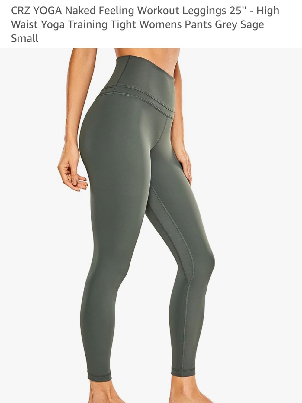 CRZ YOGA High-Waist Leggings in Sage